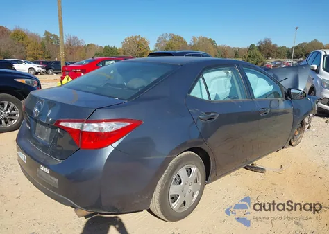 2015 Toyota Corolla L from USA, damaged, VIN 2T1BURHE5FC311391